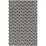 Eagle Modern Ivory/Black Area Rug