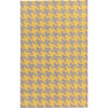 Elkmont Modern Gray/Yellow Area Rug