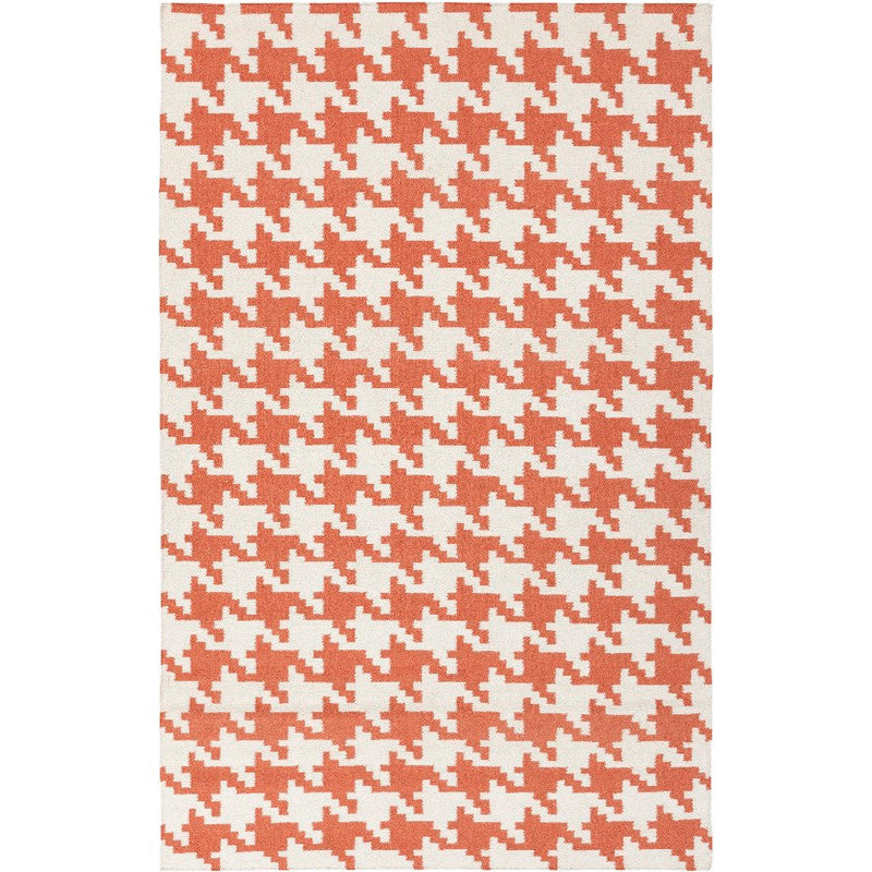Elkmont Modern Rust / Ivory Contemporary Area Rug
