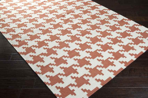 Elkmont Modern Rust / Ivory Contemporary Area Rug