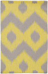 Ninon Global Lemon/Gray Area Rug