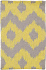 Ninon Global Lemon/Gray Area Rug