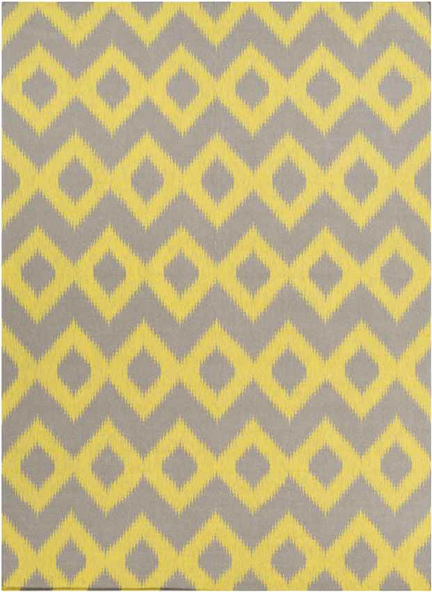 Ninon Global Lemon/Gray Area Rug