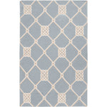 Eloy Modern Sea Blue Area Rug