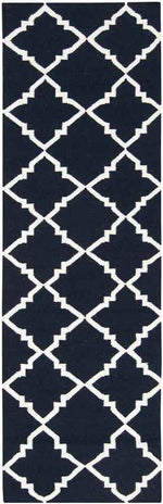 Selwerd Modern navy cream Area Rug