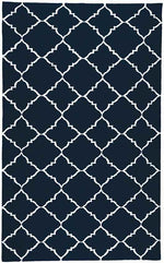 Selwerd Modern navy cream Area Rug
