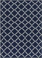 Selwerd Modern navy cream Area Rug