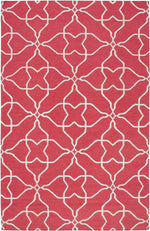 Elsmere Modern Pale Jade/Honeysuckle Pink Area Rug