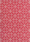 Elsmere Modern Pale Jade/Honeysuckle Pink Area Rug