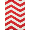 Emelle Modern Red/Beige Area Rug