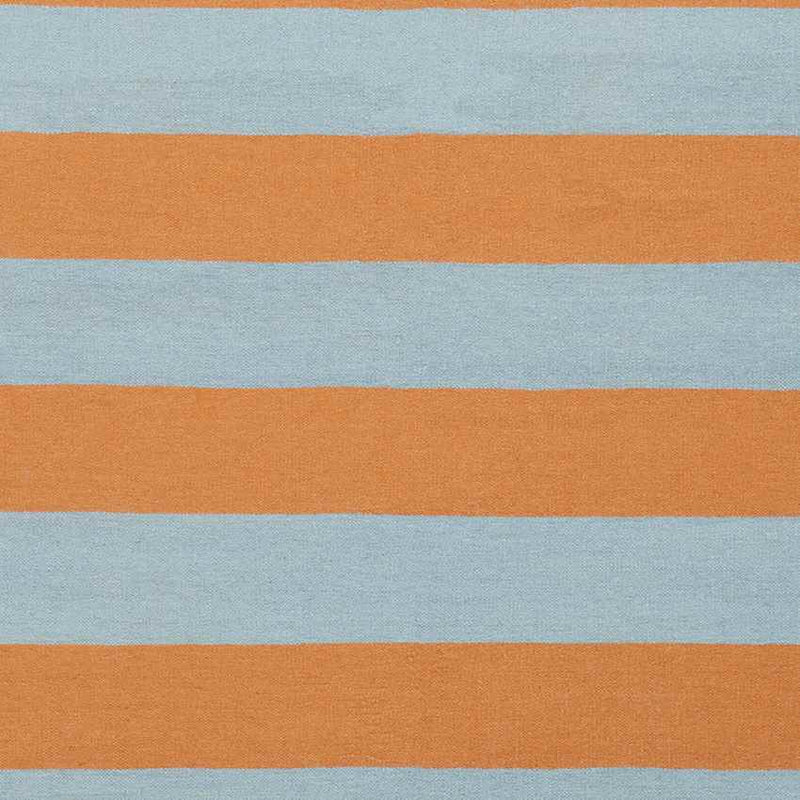 Nathaly Modern Orange/Pale Blue Area Rug
