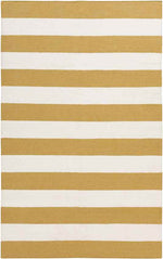 Nathaly Modern Gold/White Area Rug