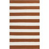 Nathaly Modern Sepia/White Area Rug