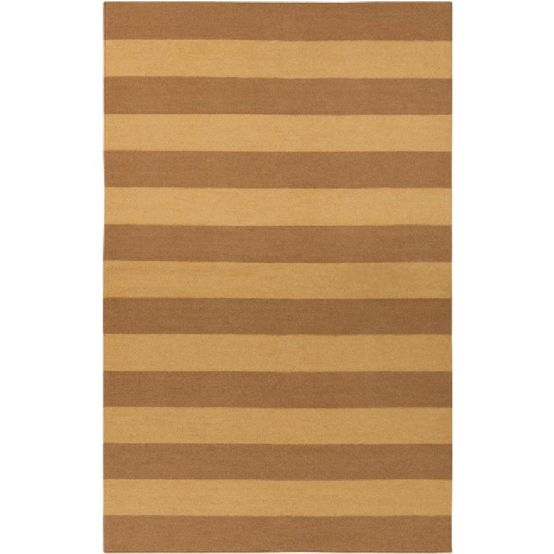 Nathaly Modern Yellow/Brown Area Rug