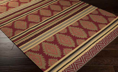 Encinitas Global Red Area Rug