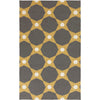 Englewood Modern Eggplant/Beige Area Rug