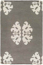 Emmonak Global Pewter/Beige Area Rug