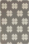 Emmonak Global Pewter/Beige Area Rug
