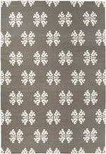 Emmonak Global Pewter/Beige Area Rug