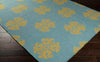Emmonak Global Teal Area Rug