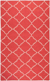 Selwerd Modern Red/Ivory Area Rug