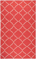 Selwerd Modern Red/Ivory Area Rug