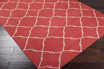 Selwerd Modern Red/Ivory Area Rug
