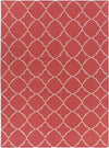 Selwerd Modern Red/Ivory Area Rug
