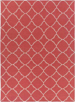 Selwerd Modern Red/Ivory Area Rug
