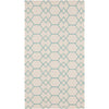 Escambia Modern Light Gray/White Area Rug