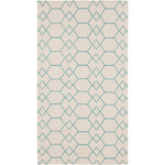 Escambia Modern Light Gray/White Area Rug
