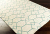 Escambia Modern Light Gray/White Area Rug