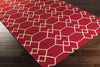 Escambia Modern Burgundy Area Rug