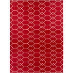Escambia Modern Burgundy Area Rug