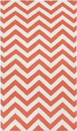 Escondido Modern Rust/White Area Rug