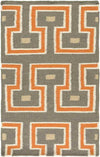 Eudora Modern Pewter/Beige Area Rug