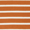 Eva Modern Burnt Orange White Area Rug