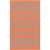 Noella Rustic Coral/Gray Area Rug