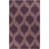 Everton Global Eggplant/White Area Rug