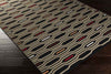 Fairfax Modern Black Olive Area Rug