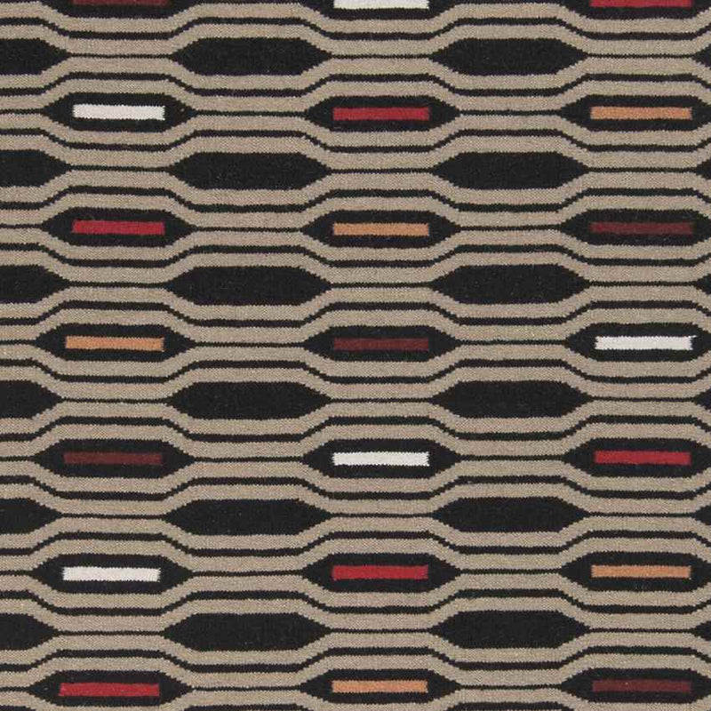 Fairfax Modern Black Olive Area Rug