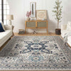 Rochelle Traditional Navy Area Rug