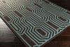 Fairfield Modern Blue/Brown Area Rug
