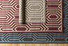 Fairfield Modern Blue/Brown Area Rug
