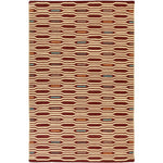 Fairfax Modern Rust Area Rug