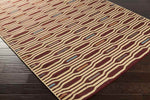 Fairfax Modern Rust Area Rug