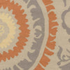 Eufaula Global Burnt Orange Area Rug