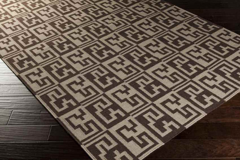 Fairhope Modern Chocolate Area Rug