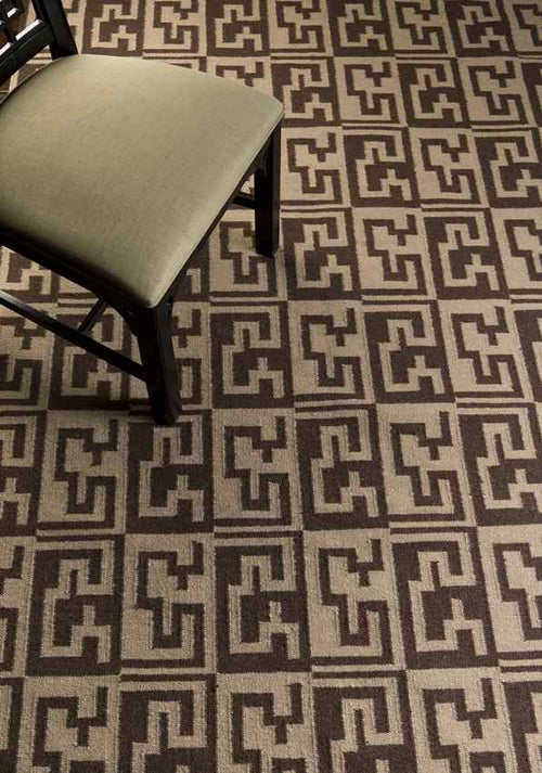 Fairhope Modern Chocolate Area Rug