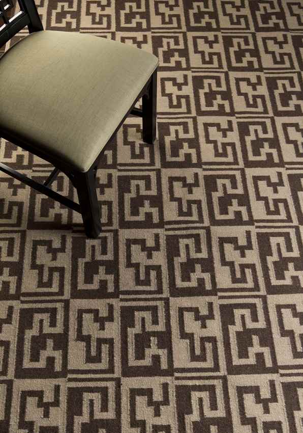 Fairhope Modern Chocolate Area Rug
